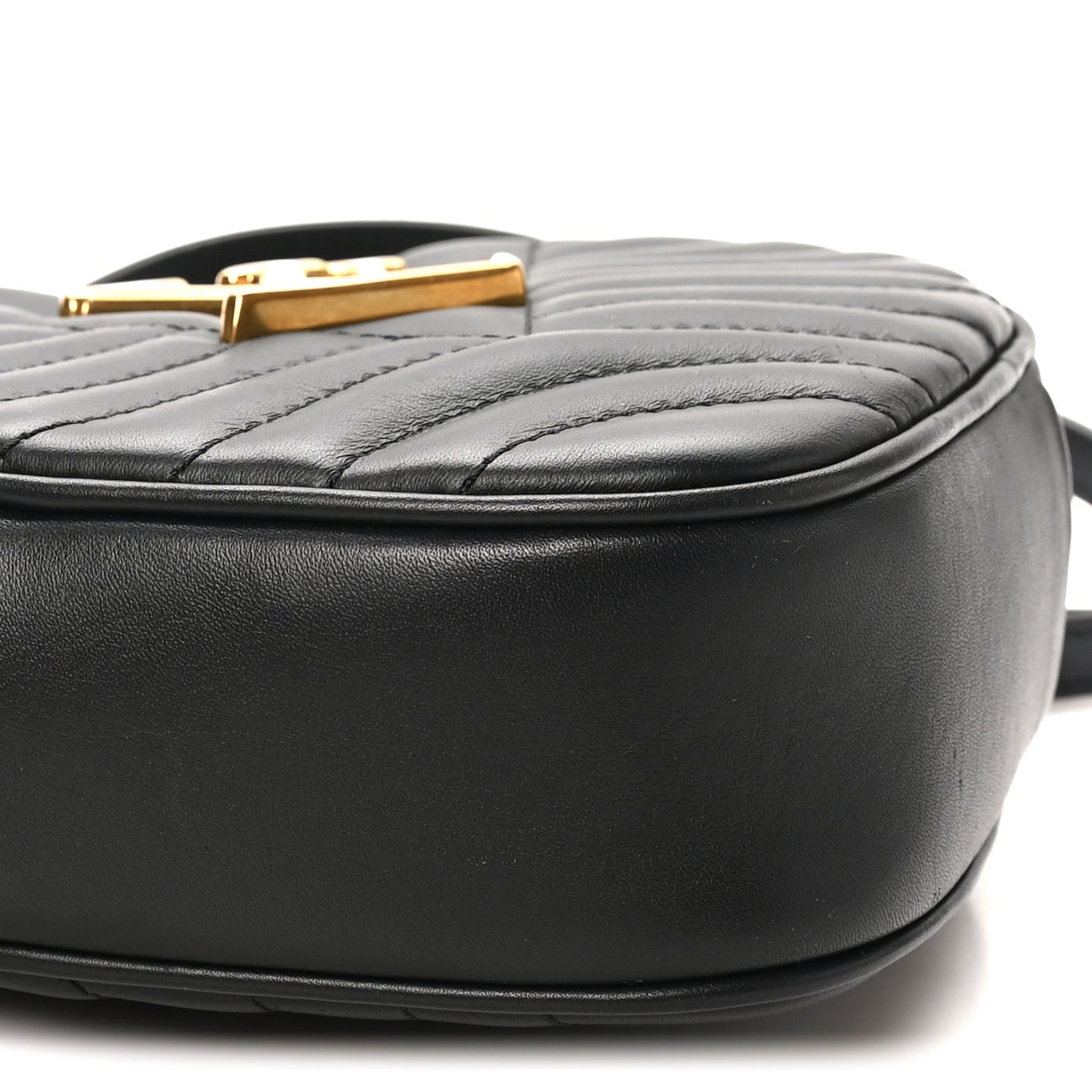 Calfskin New Wave Heart Bag Black