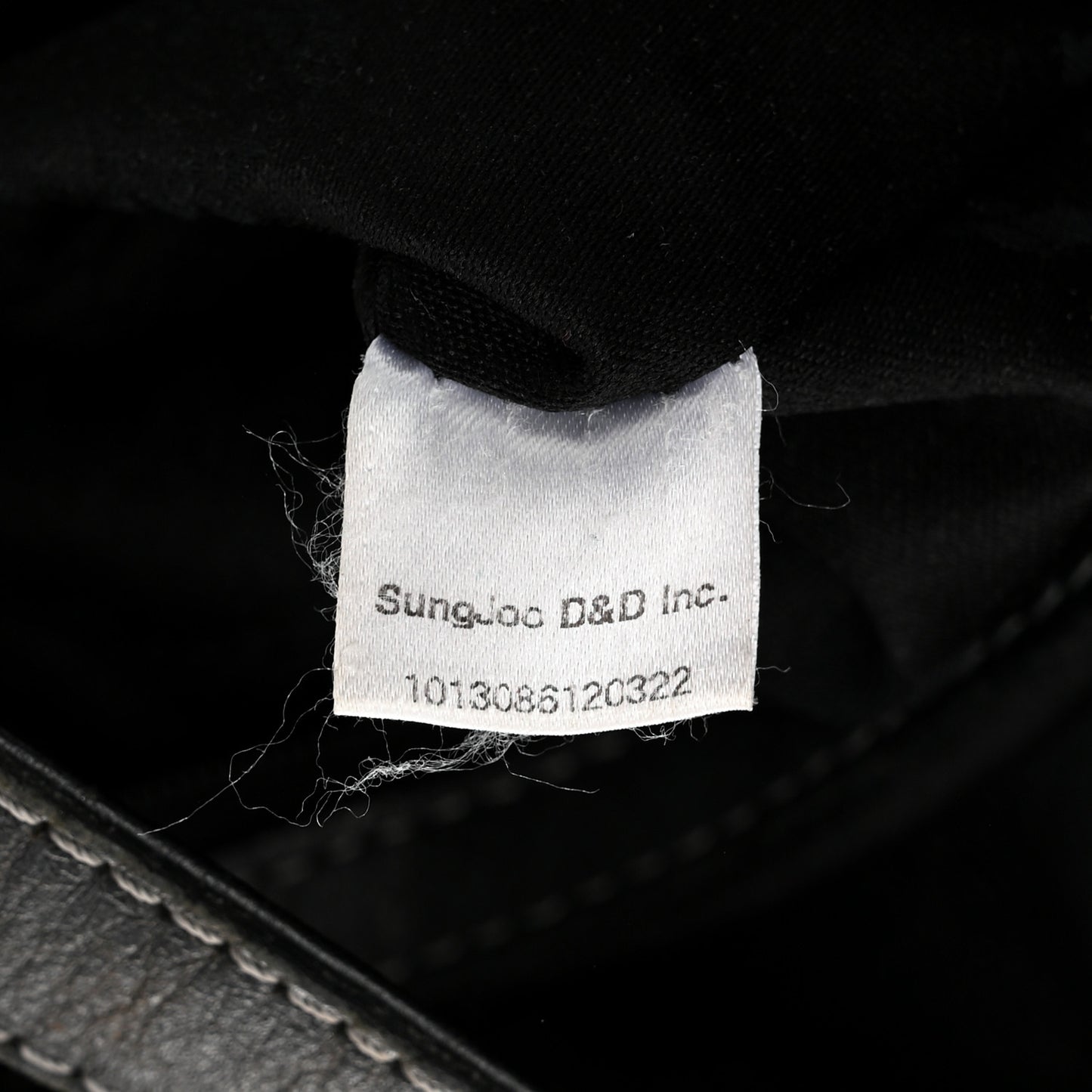 Visetos Drawstring Bucket Bag Black