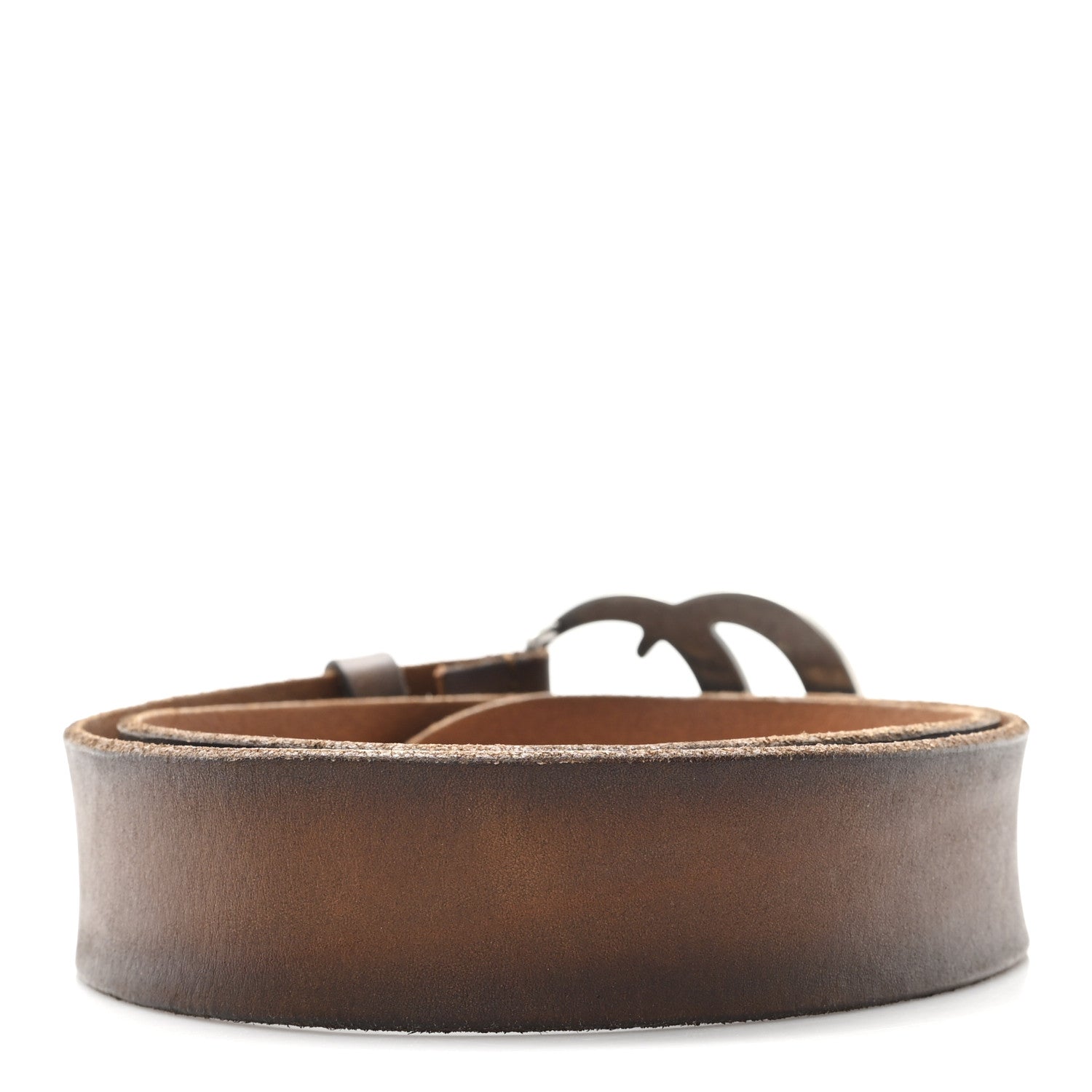 Gucci Faded Calfskin Double G 40mm Belt 85 34 Cuir 2 of 4