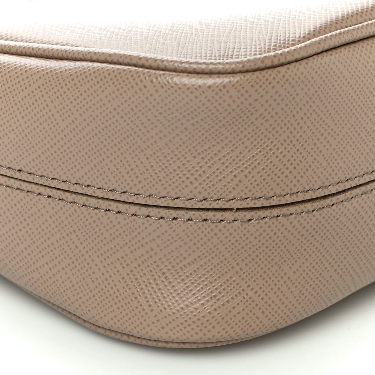 Prada Saffiano Re-Edition 2005 Shoulder Bag Cammeo Beige 9 of 11