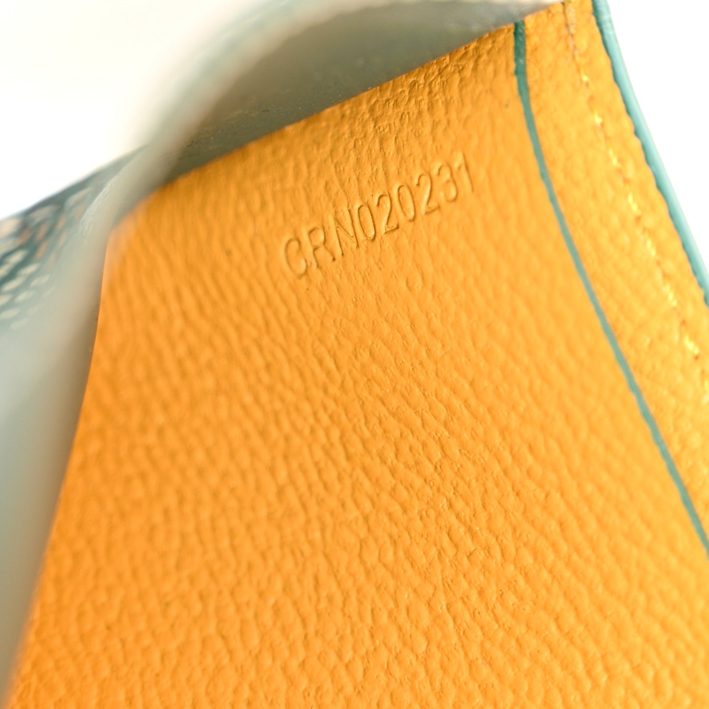 Goyardine Bi-Fold Victoire PM Wallet Green