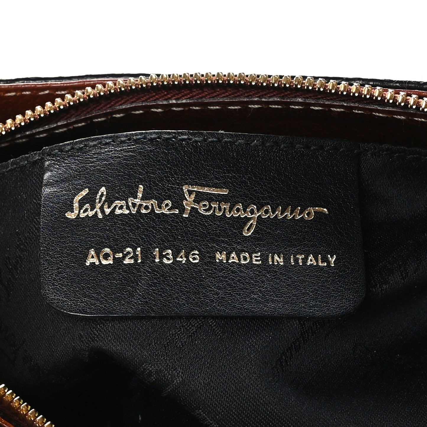 Pigskin Shoulder Bag Brown