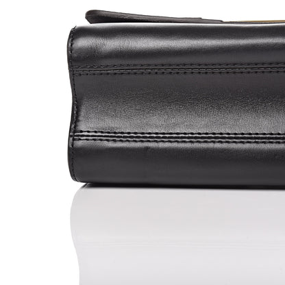 Louis Vuitton Veau Satin Monogram Twist Shoulder Bag MM Black 10 of 12