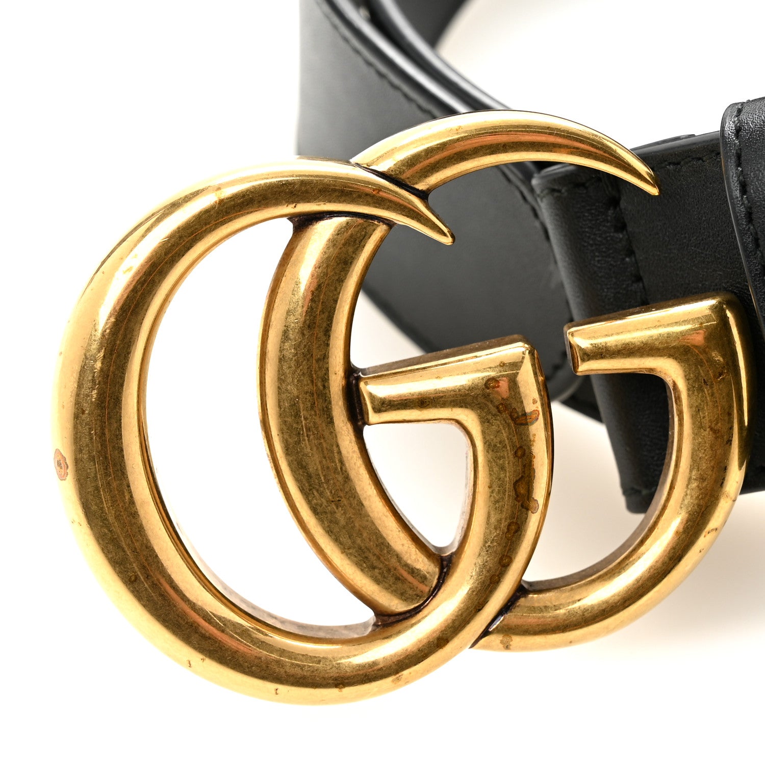 Gucci Calfskin Double G 40mm Belt 80 32 Black 6 of 7