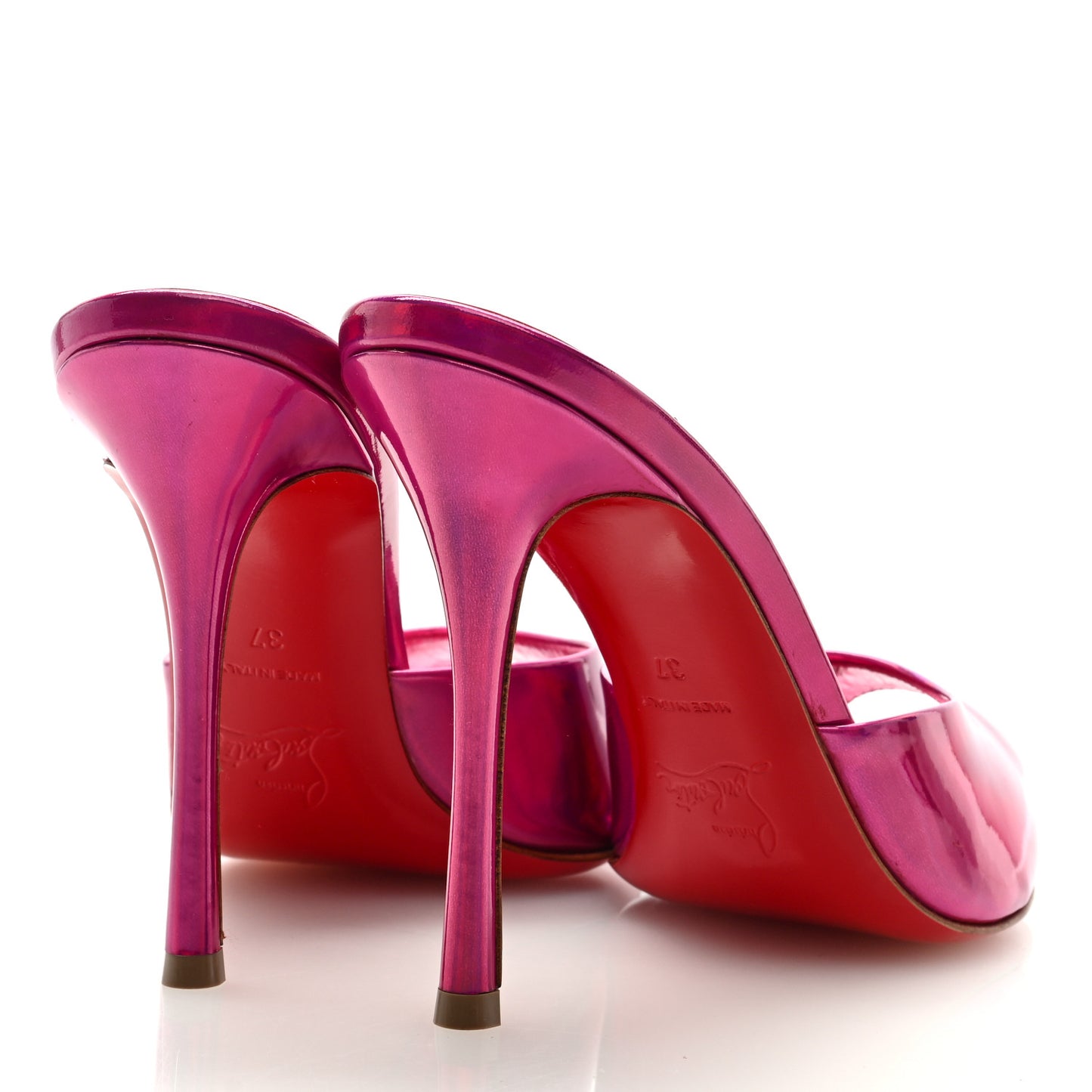 Patent Psychic Me Dolly 100 Sandals 37 Fuxia