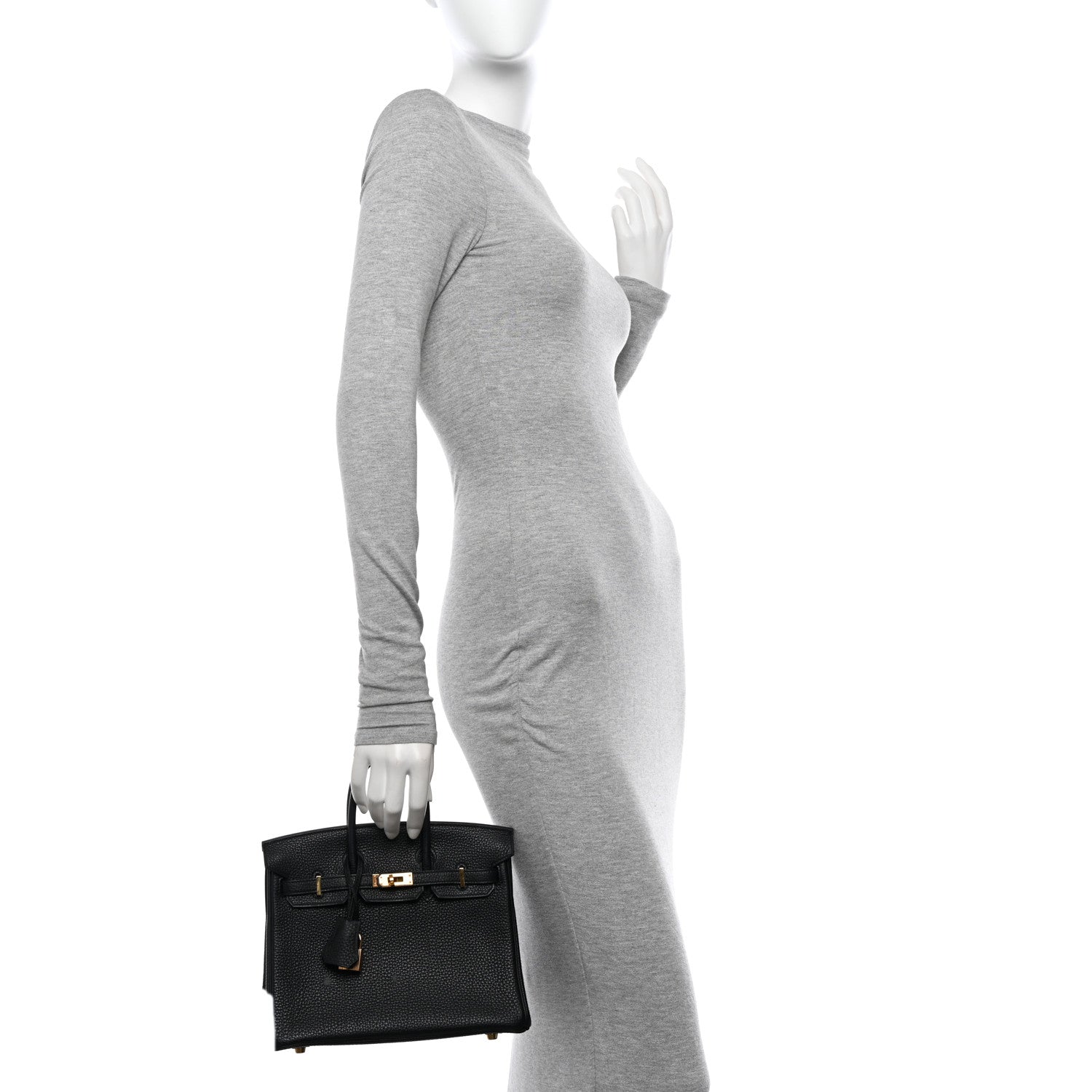 Hermes Togo Birkin 25 Black 2 of 17
