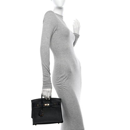 Hermes Togo Birkin 25 Black 2 of 17