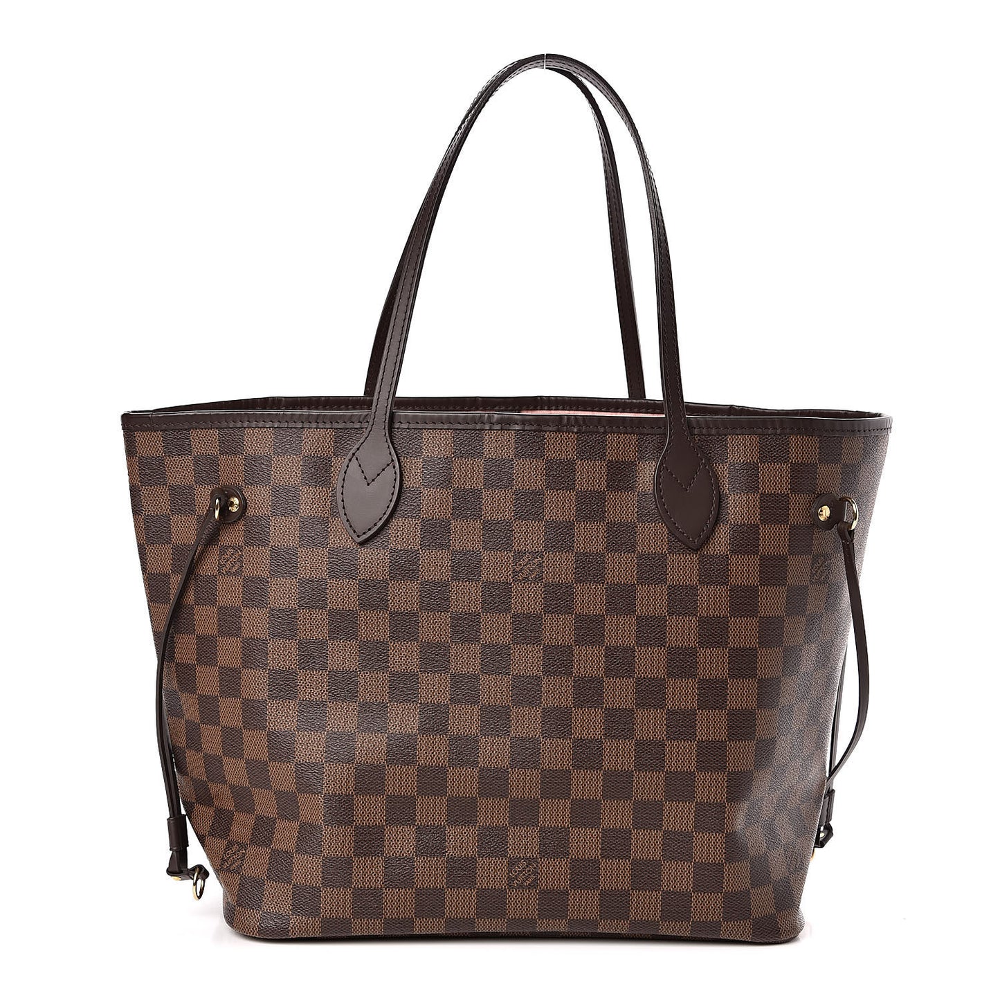 Damier Ebene Neo Neverfull MM Rose Ballerine