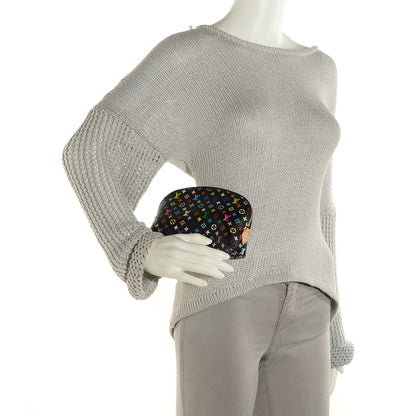 Louis Vuitton Monogram Multicolor Cosmetic Pouch Black Grenade 2 of 7