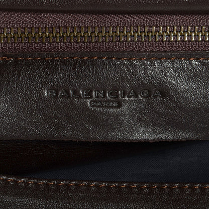 Balenciaga Chevre Flap Shoulder Bag Chocolate 7 of 10