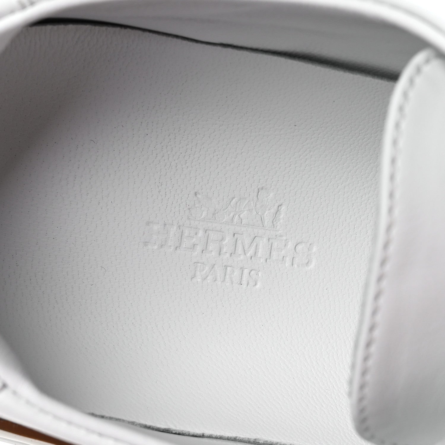 Hermes Calfskin Deep Sneakers 36 White Naturel 7 of 7