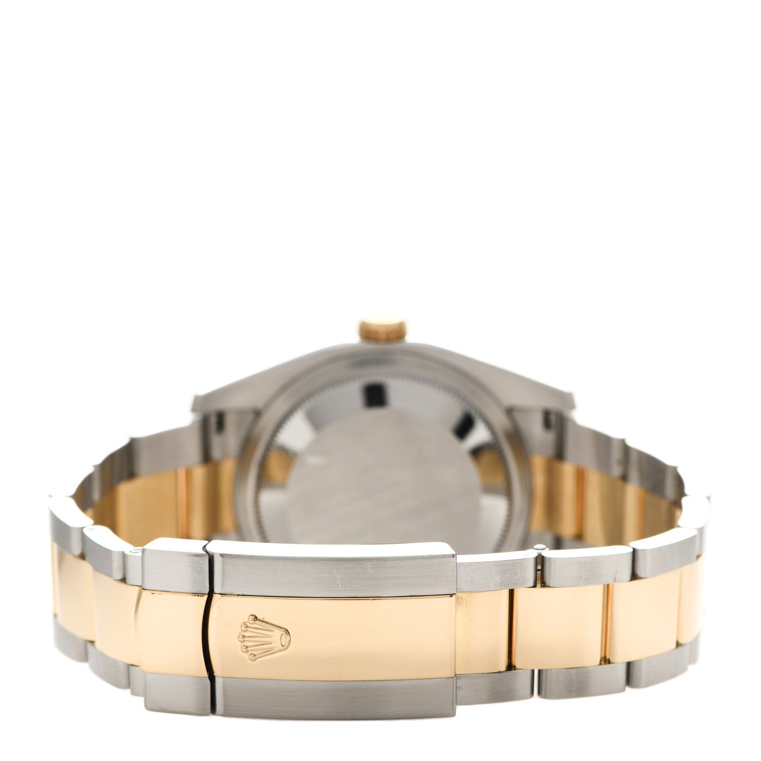 Rolex Stainless Steel 18K Yellow Gold Diamond 36mm Oyster Perpetual Datejust Watch Silver 116233 3 of 5