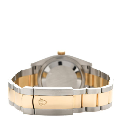 Rolex Stainless Steel 18K Yellow Gold Diamond 36mm Oyster Perpetual Datejust Watch Silver 116233 3 of 5