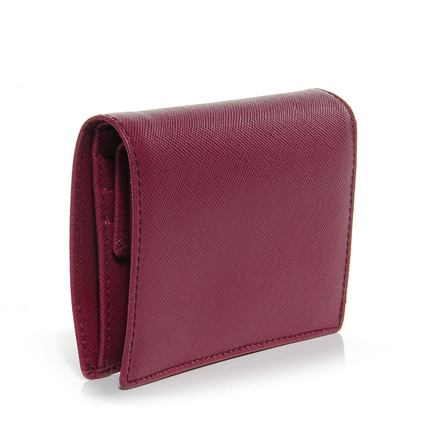 Saffiano Metal Bi-Fold Wallet Ametista