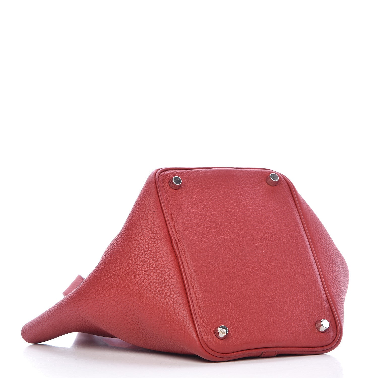 Hermes Taurillon Clemence Picotin Lock 18 PM Rouge Garance 4 of 14