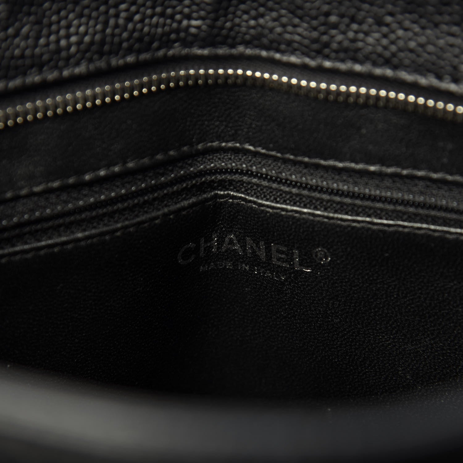 Chanel Caviar Quilted Medallion Tote Black 8 of 16