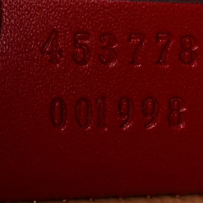Gucci Calfskin Pearl Queen Margaret Studded Mini Broadway Bag Red 7 of 12