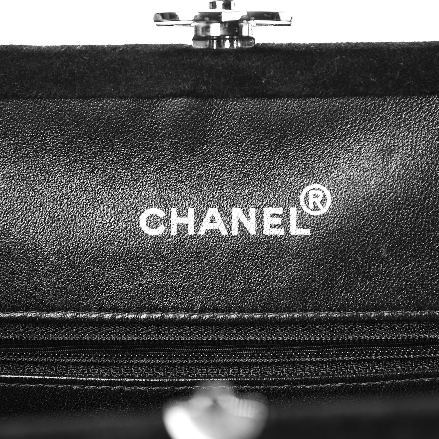 Velvet Quilted Shoulder Bag Black