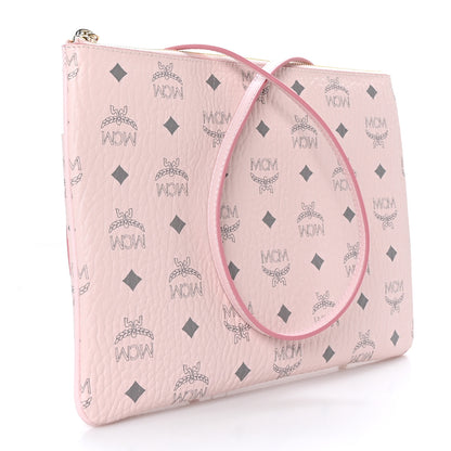 MCM Visetos Medium Crossbody Pouch Soft Pink 3 of 7