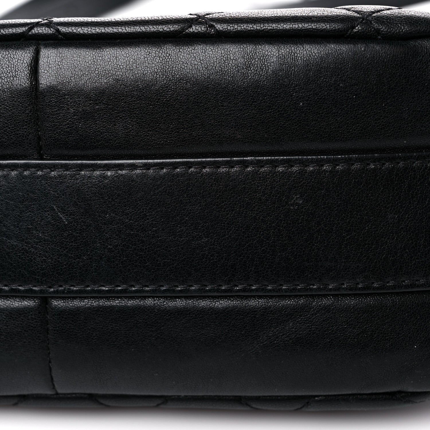 Chanel Lambskin Quilted Messenger Bag Black 15 of 21