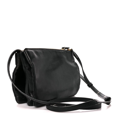 Celine Lambskin Small Trio Crossbody Bag Black 3 of 12