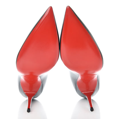 Christian Louboutin Shiny Nappa Decollete 554 100 Pumps 37.5 Black 5 of 8
