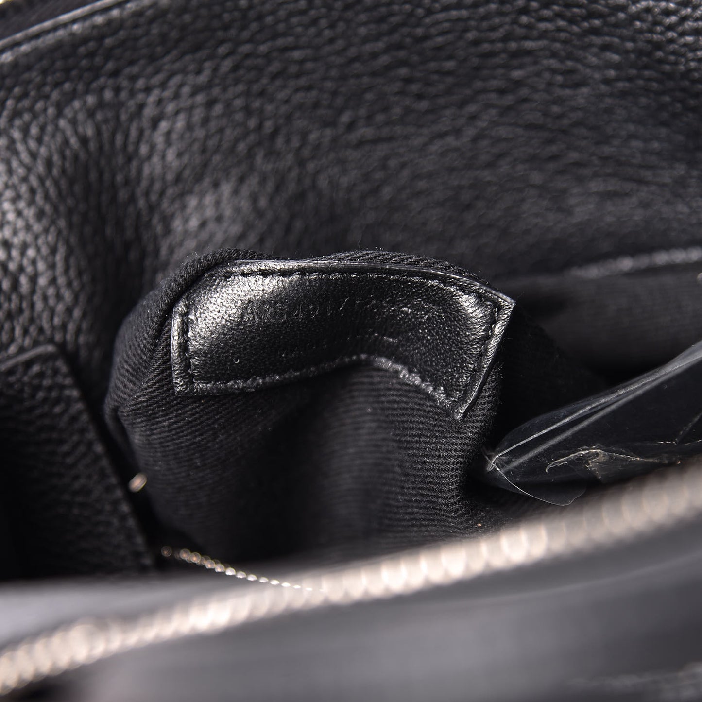 Grained Calfskin Baby Supple Sac De Jour Black