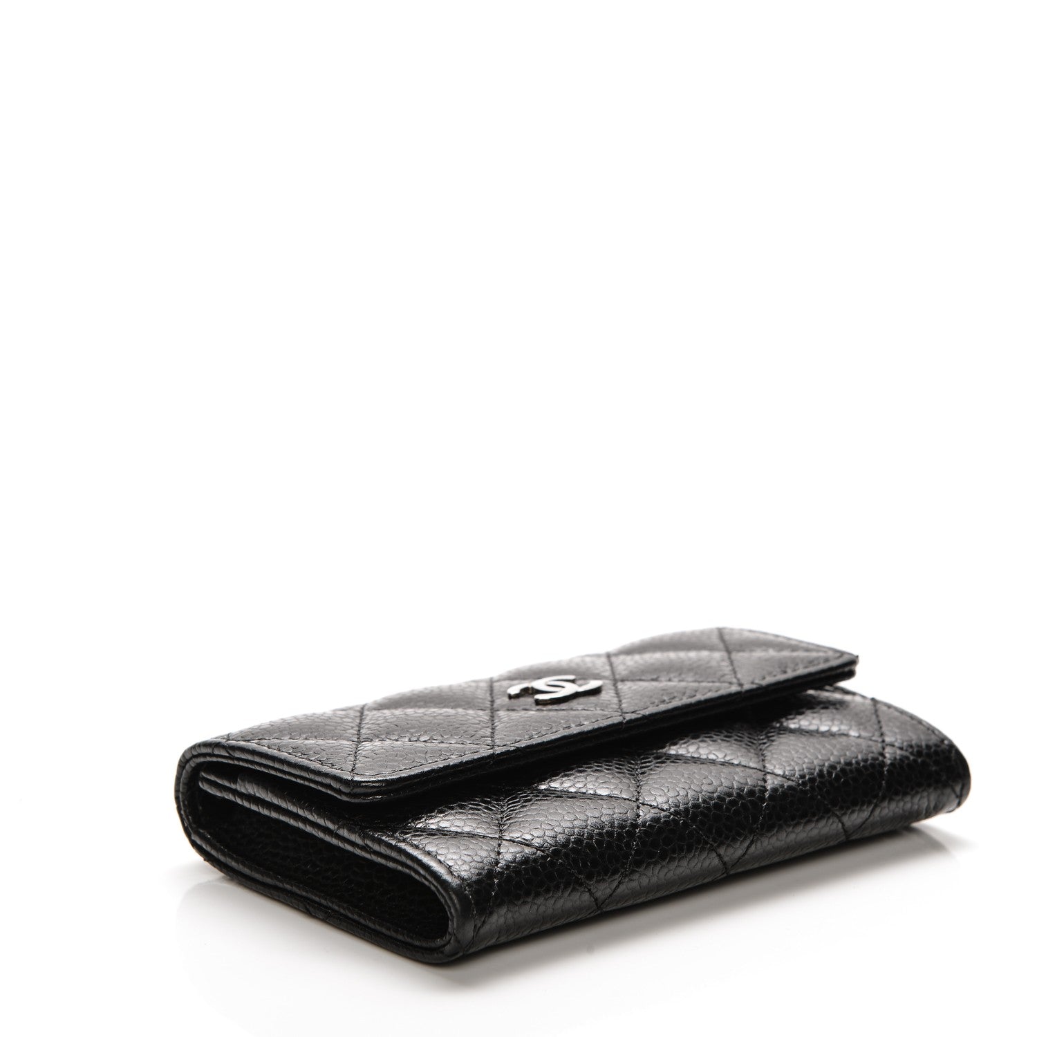 Chanel Caviar Quilted Flap Card Holder Black 4 of 7