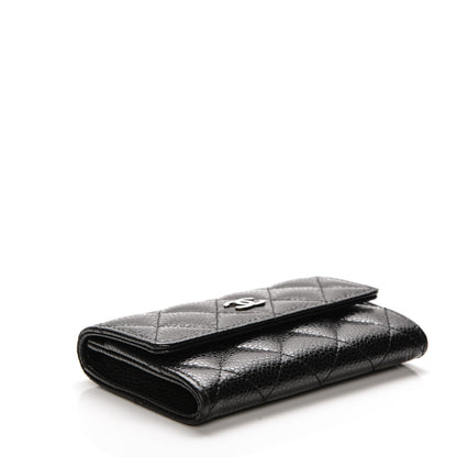 Chanel Caviar Quilted Flap Card Holder Black 4 of 7