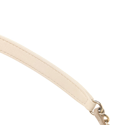 Chanel Mixed Fibers Calfskin Small Deauville Tote Beige White 12 of 17