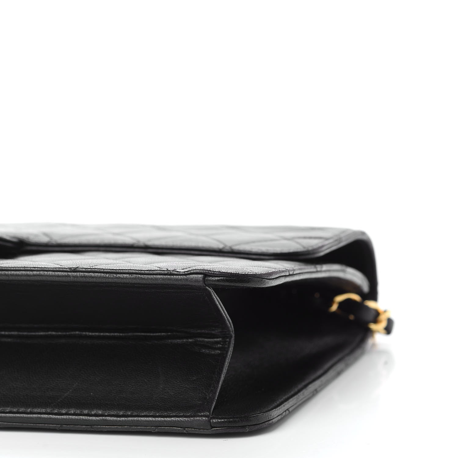 Chanel Lambskin Quilted Medium Single Flap Black 8 of 9