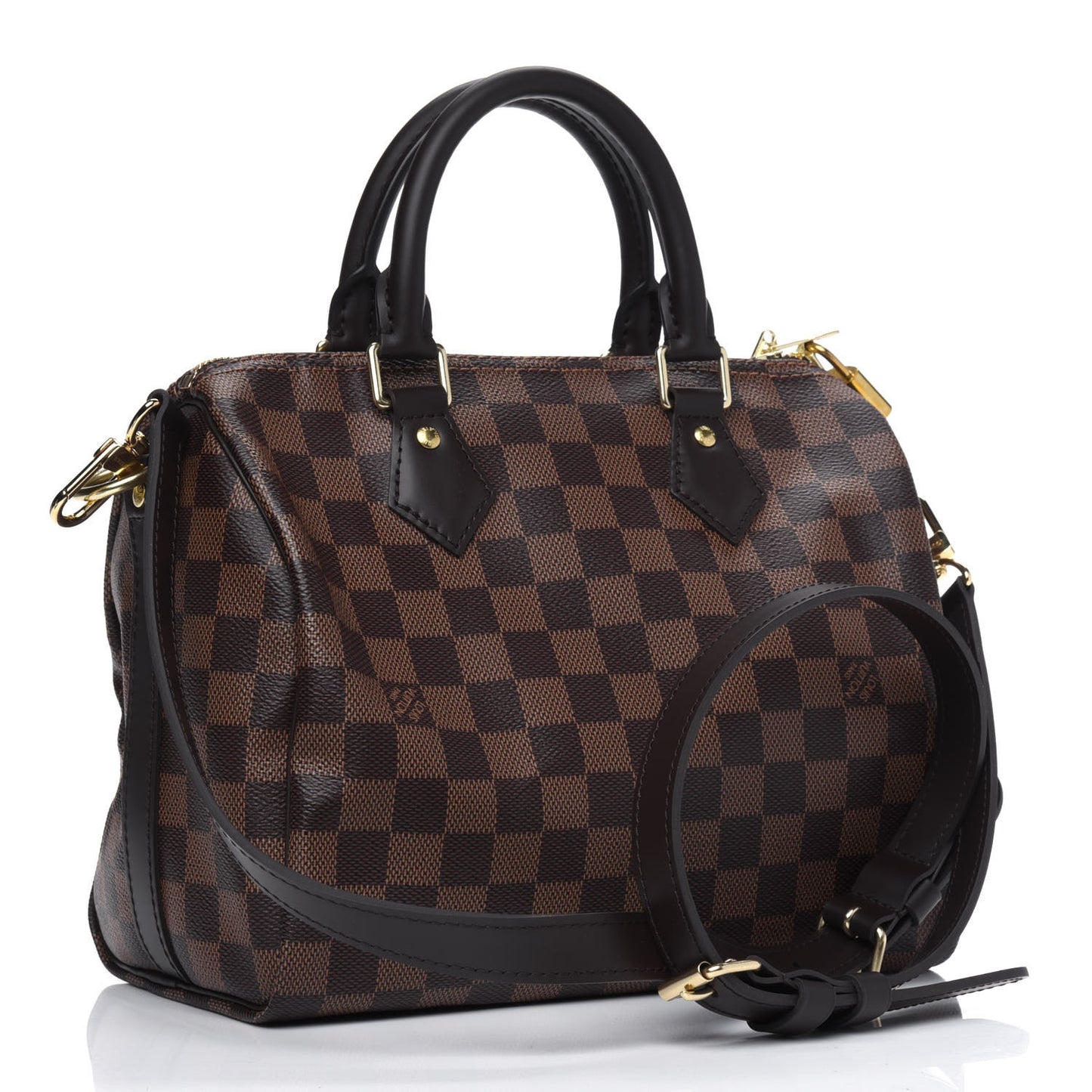 Damier Ebene Speedy Bandouliere 25