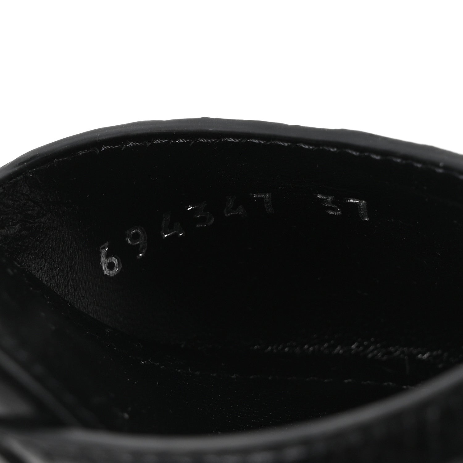 Balenciaga Agneau Arena Cagole 50mm Slide Sandals 37 Black 9 of 10
