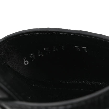 Balenciaga Agneau Arena Cagole 50mm Slide Sandals 37 Black 9 of 10