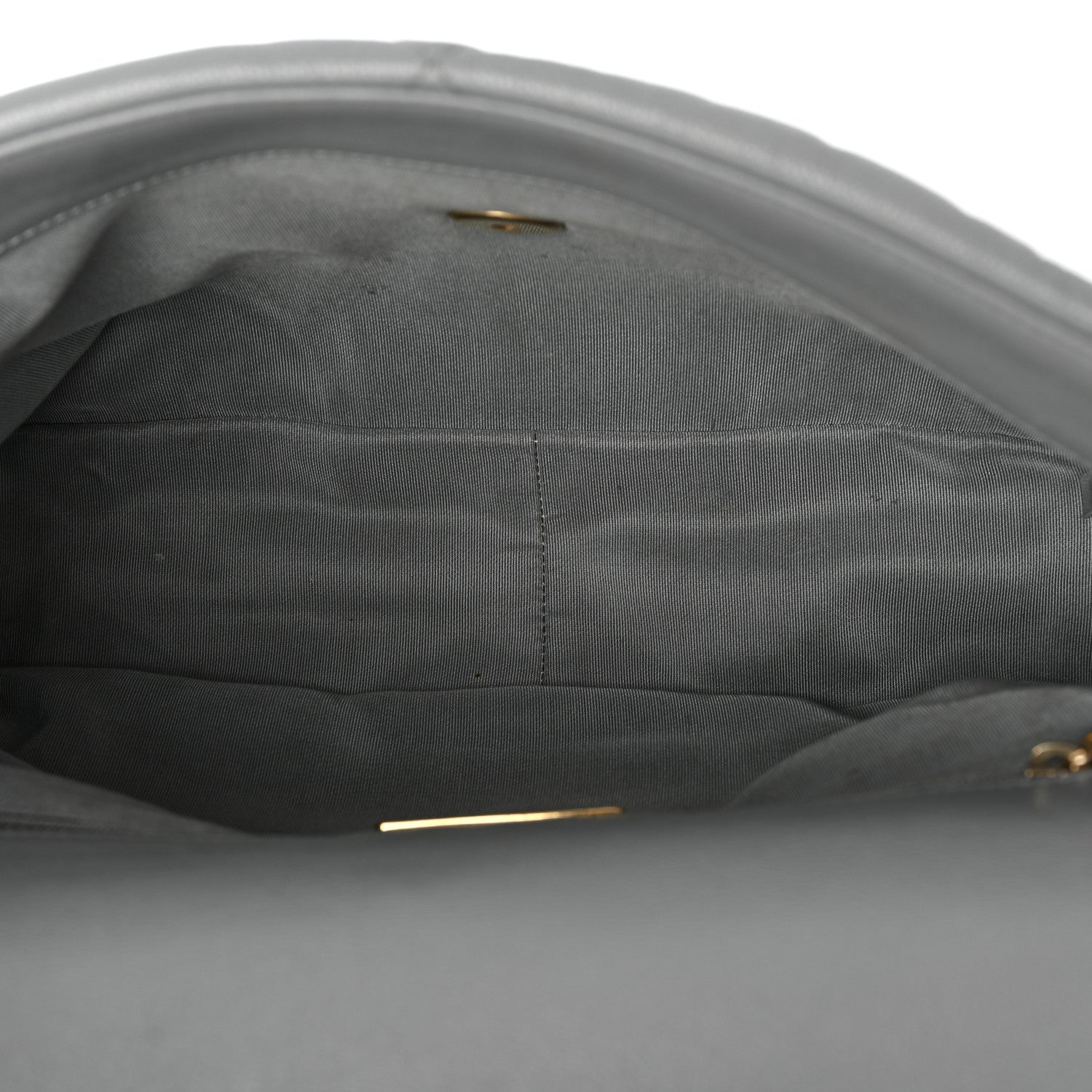 Chanel Lambskin Quilted Large Chanel 19 Flap Grey 5 of 15