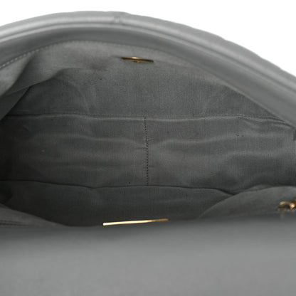 Chanel Lambskin Quilted Large Chanel 19 Flap Grey 5 of 15