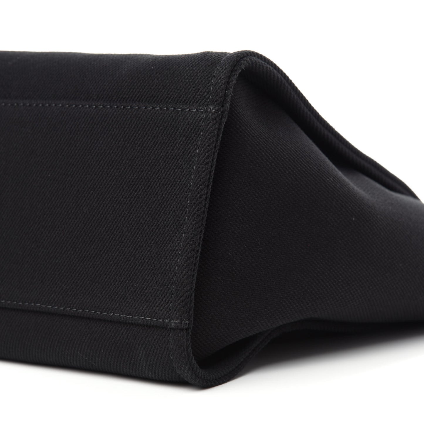 Canvas Pearl Medium Deauville Tote Black