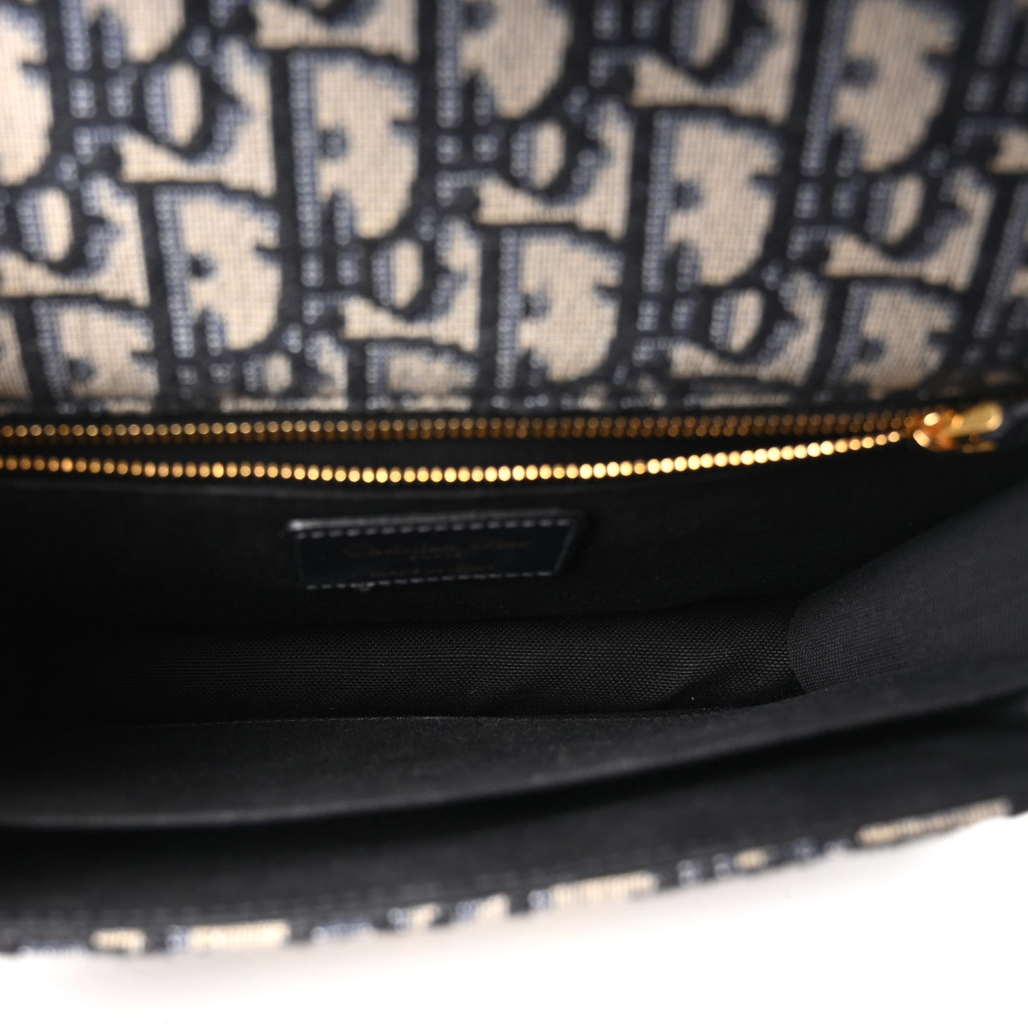 Christian Dior Oblique 30 Montaigne Flap Bag Blue 5 of 10