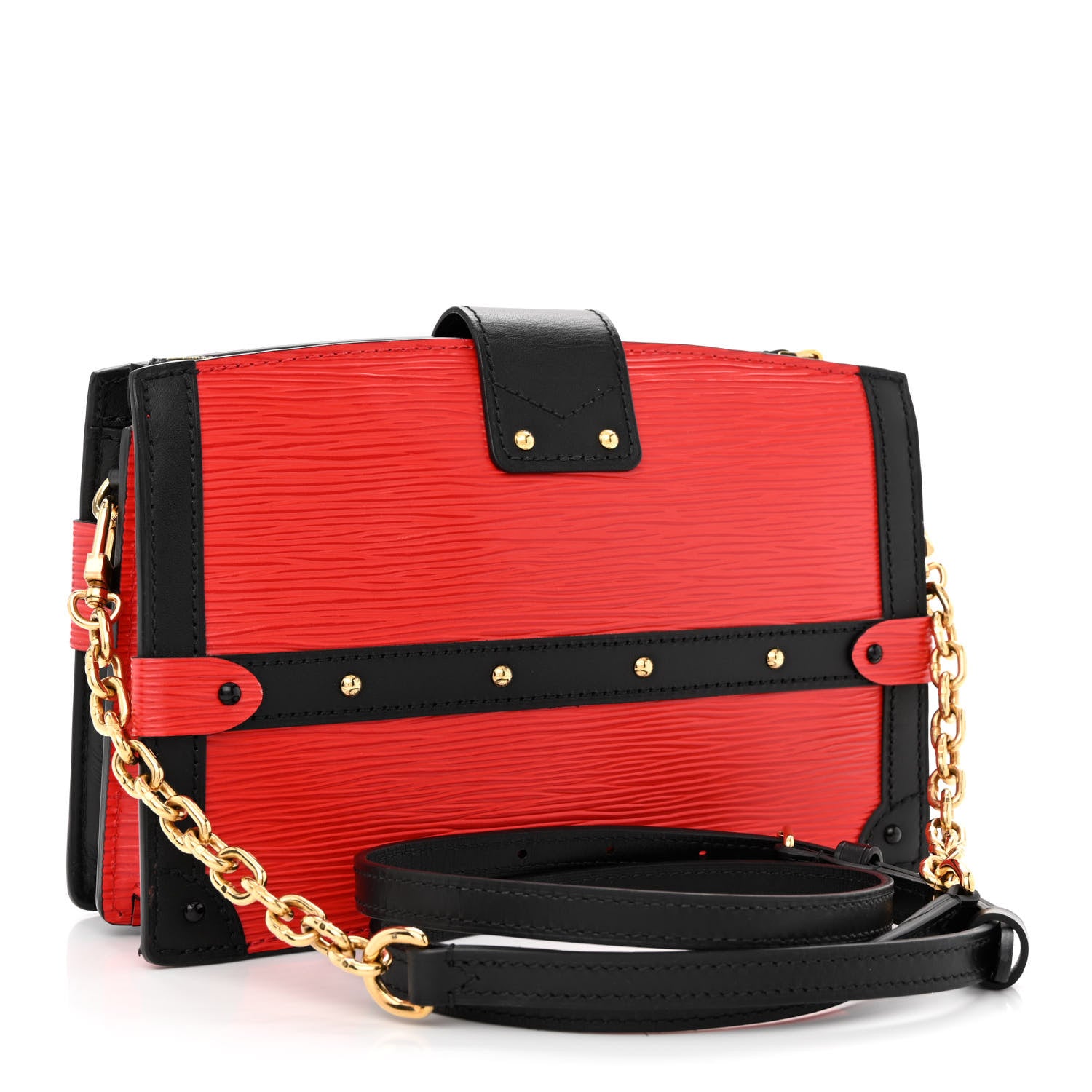 Louis Vuitton Epi Trunk Clutch Red 3 of 9