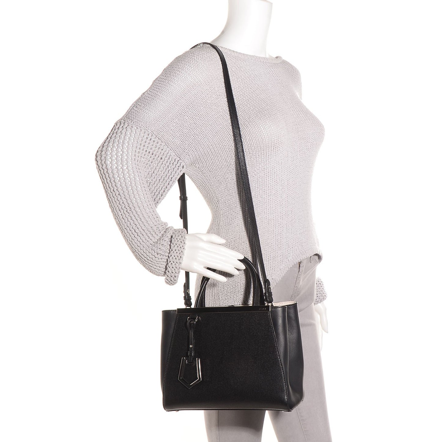 Vitello Elite Petite 2jours Tote Black