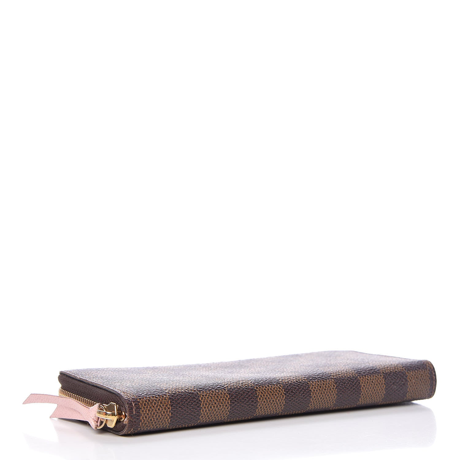 Louis Vuitton Damier Ebene Clemence Wallet Rose Ballerine 4 of 7