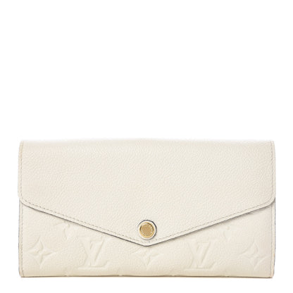 Louis Vuitton Empreinte Sarah Wallet NM Ivory 1 of 8