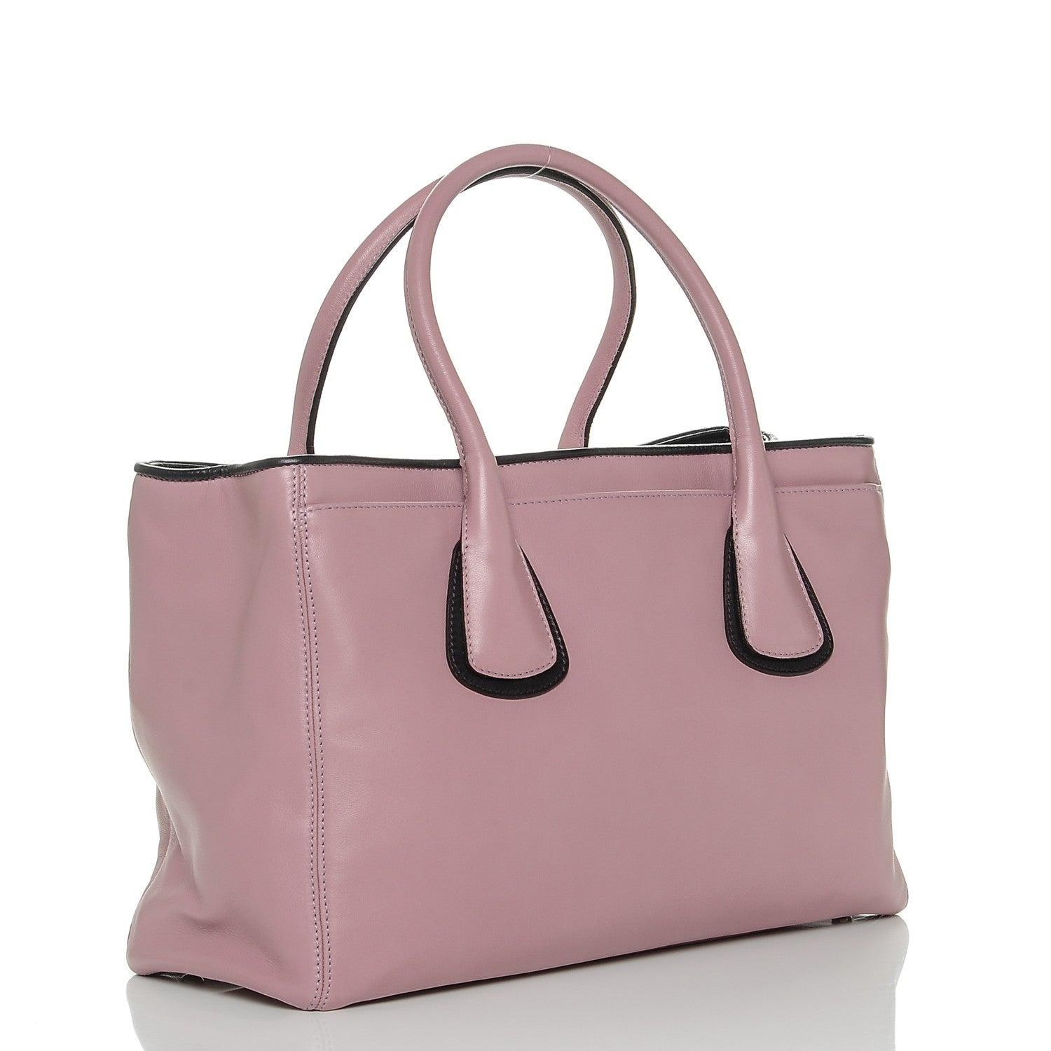 Chanel Lambskin Executive Cerf Shopper Tote Light Purple 3 of 9