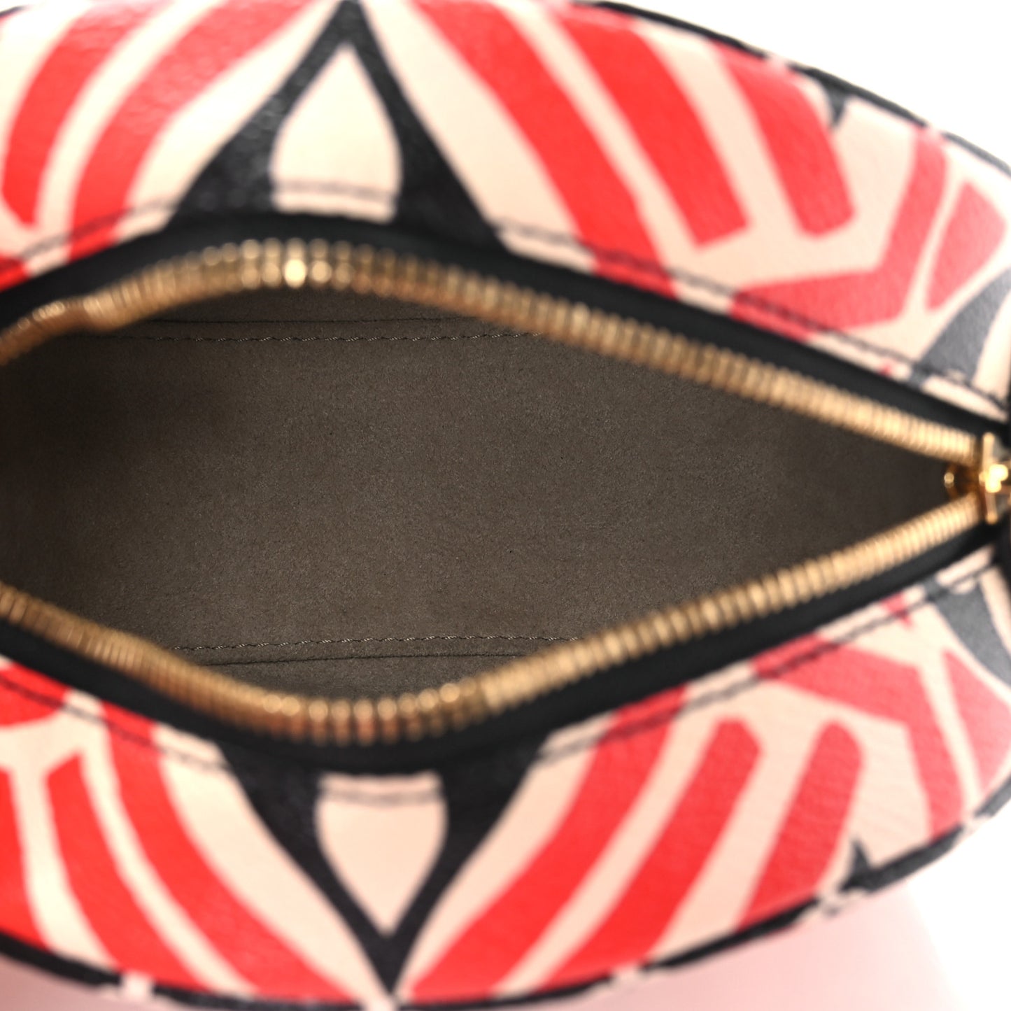 Monogram Giant Crafty Boite Chapeau Souple PM Creme Rouge Black