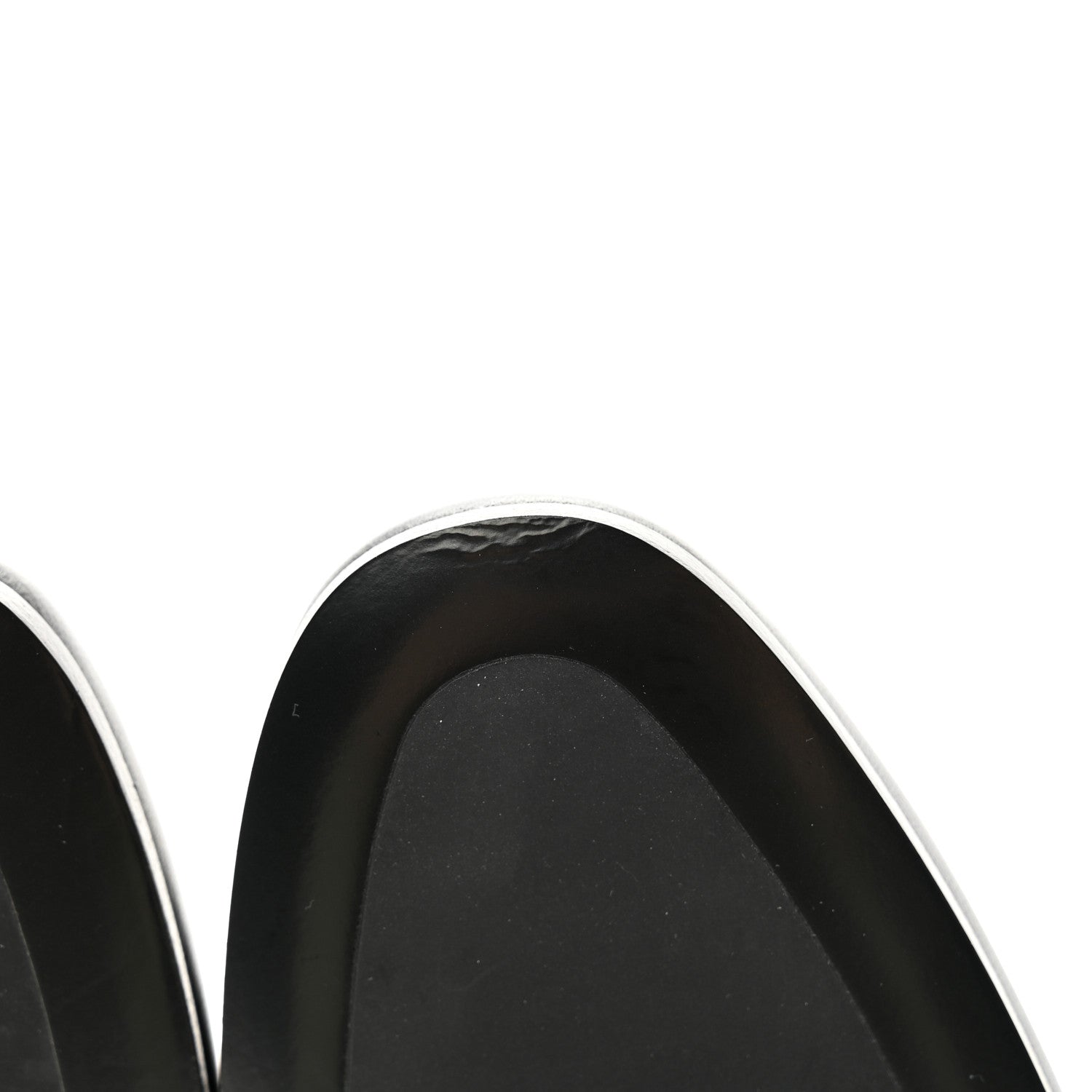 Chanel Calfskin Womens Stitched CC Loafers 36 Black 9 of 10