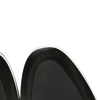 Chanel Calfskin Womens Stitched CC Loafers 36 Black 9 of 10