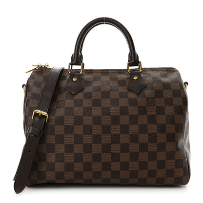 Louis Vuitton Damier Ebene Speedy Bandouliere 30 1 of 13