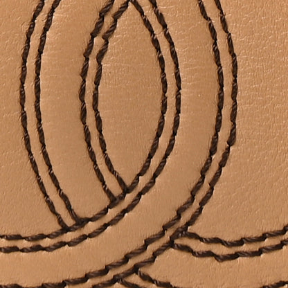 Chanel Calfskin CC Tassel Shopping Tote Beige 8 of 10