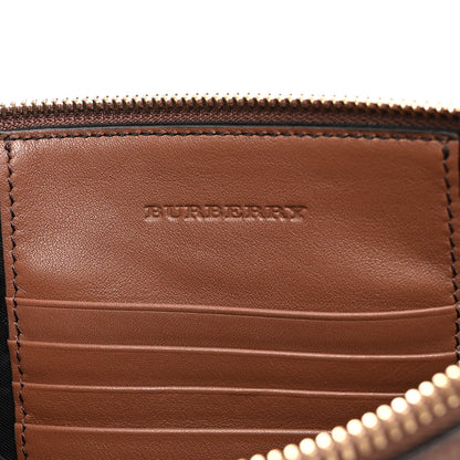 Burberry House Check Derby Peyton Crossbody Clutch Bag Tan 6 of 9