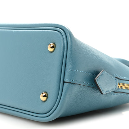 Hermes Evercolor 1923 Bolide 25 New Bleu Jean 10 of 11